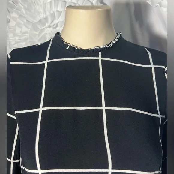 H&M long sleeve shirt dress high neck - Picture 5 of 10